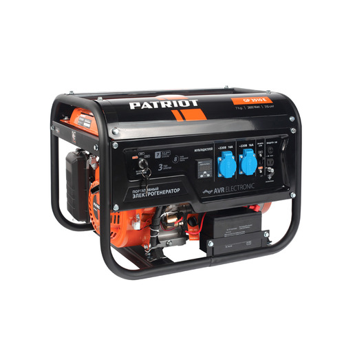 

Бензиновый генератор PATRIOT GP 3510E, 220 В, 2.8кВт [474101540]