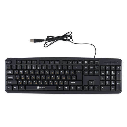 

Клавиатура Oklick 130M, USB, черный [337077], 130M