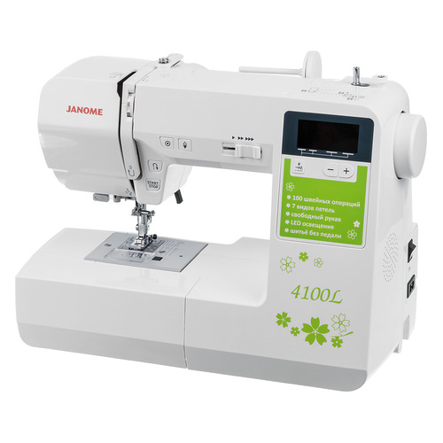 

Швейная машина Janome 4100L белый, 4100L
