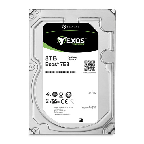 

Жесткий диск SEAGATE Exos ST8000NM0055, 8Тб, HDD, SATA III, 3.5"