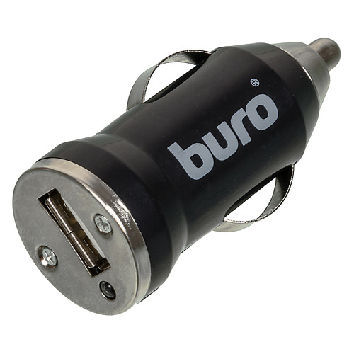 фото Автомобильное зарядное устройство buro tj-084, usb, 1a, черный