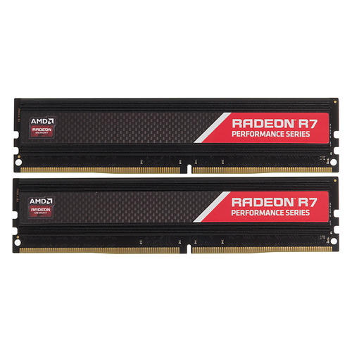 

Модуль памяти AMD Radeon R7 Performance Series R7416G2133U2K DDR4 - 2x 8Гб 2133, DIMM, Ret
