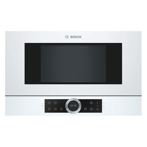 фото Микроволновая печь bosch bfl634gw1 21л. 900вт белый (встраиваемая)