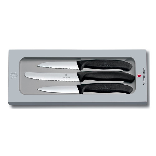 

Набор кухонных ножей Victorinox Swiss Classic Paring [6.7113.3g], Черный, Swiss Classic Paring