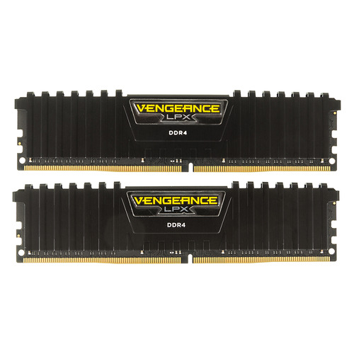 

Модуль памяти Corsair Vengeance LPX CMK16GX4M2A2400C16 DDR4 - 2x 8ГБ 2400, DIMM, Ret, CMK16GX4M2A2400C16