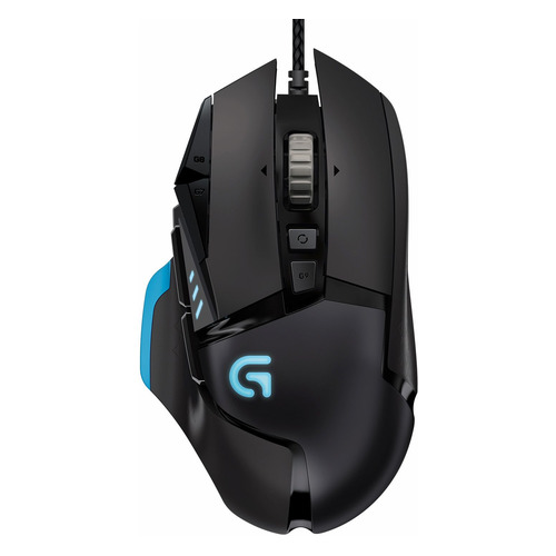 Мыши Мышь LOGITECH G502 RGB Proteus Spectrum, игровая, оптическая, проводная, USB, черный [910-004617]