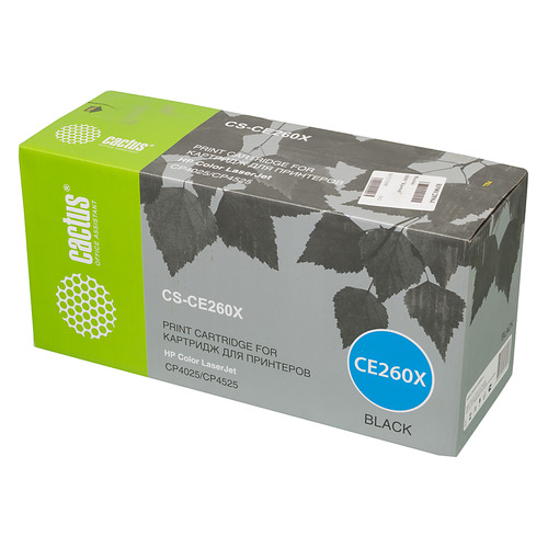 

Картридж Cactus CS-CE260X, черный / CS-CE260X, CS-CE260X
