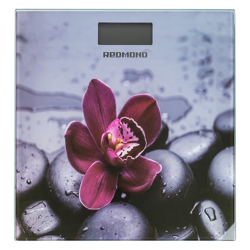 фото Напольные весы redmond rs-733, до 180кг, цвет: серый/орхидея [rs-733 (орхидея)]