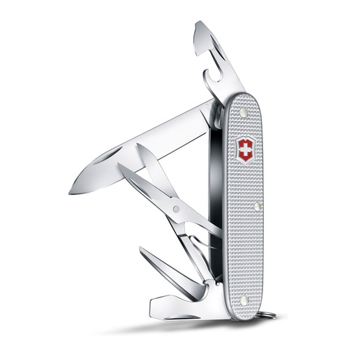 

Складной нож Victorinox Pioneer X, функций: 9, 93мм, серебристый , коробка картонная [0.8231.26], Pioneer X