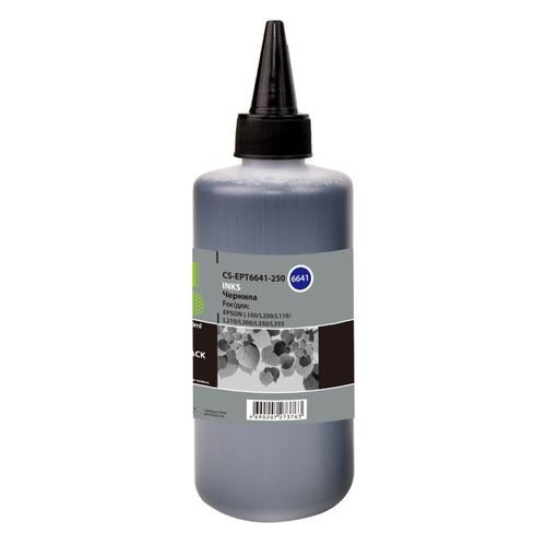 

Чернила Cactus CS-EPT6641-250, для Epson, 250мл, черный, CS-EPT6641-250