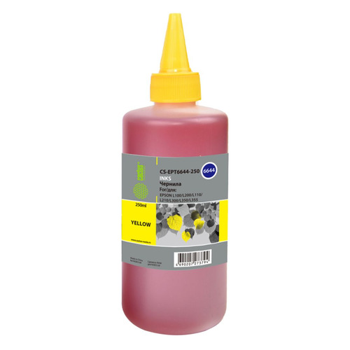

Чернила Cactus CS-EPT6644-250, для Epson, 250мл, желтый, CS-EPT6644-250