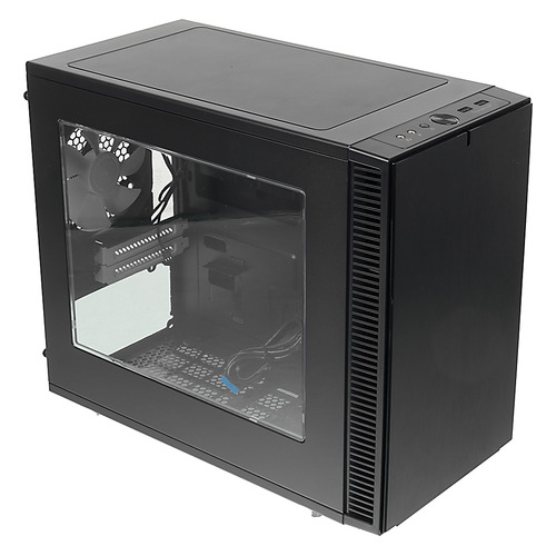 

Корпус miniITX Fractal Design Define Nano S Window, Mini-Tower, без БП, черный [fd-ca-def-nano-s-bk-w], Define Nano S Window