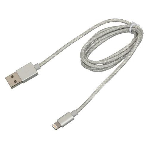 

Кабель CACTUS CS-ACSC08, Lightning (m), USB A(m), 1м, MFI, серебристый