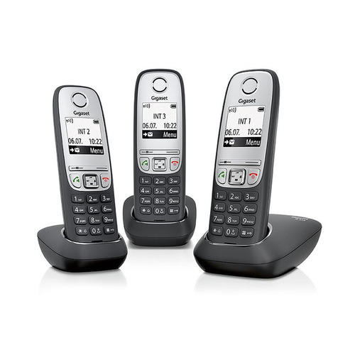 

Радиотелефон Gigaset A415 Trio RUS, черный [l36852-h2505-s311], A415 Trio RUS