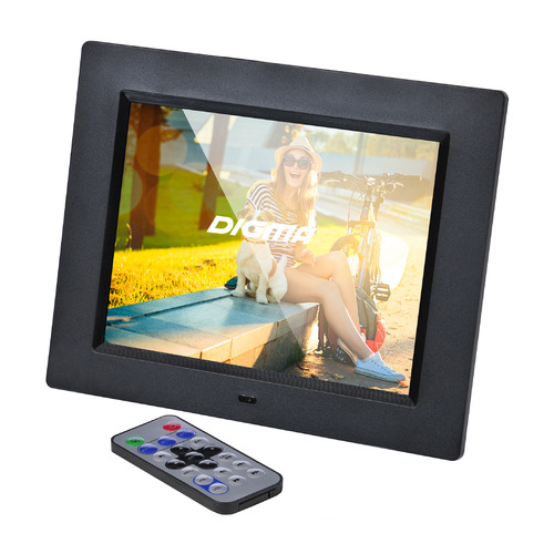 

Цифровая фоторамка DIGMA PF-833, 8", черный [pf833bk], PF-833