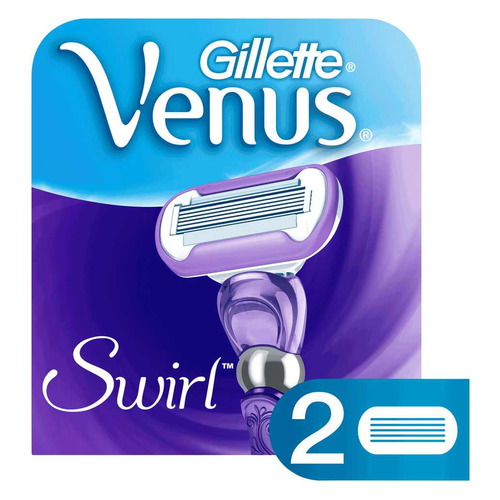 фото Сменные кассеты для бритья gillette venus swirl, 2 шт. [81534303]