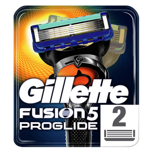 фото Сменные кассеты для бритья gillette fusion proglide, 2 шт. [81521961]