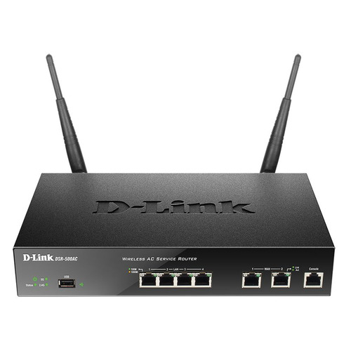 

Межсетевой экран D-LINK DSR-500AC, черный, DSR-500AC