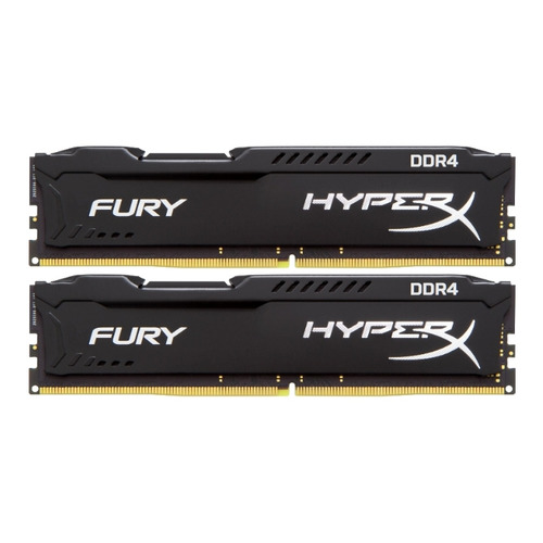 

Модуль памяти KINGSTON HyperX FURY Black HX424C15FB3K2/16 DDR4 - 2x 8ГБ 2400, DIMM, Ret, HX424C15FB3K2/16