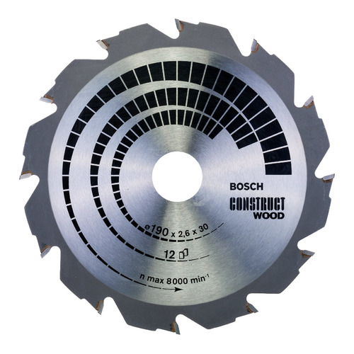 

Пильный диск BOSCH 2608640633, по дереву, 190мм, 30мм, 2608640633