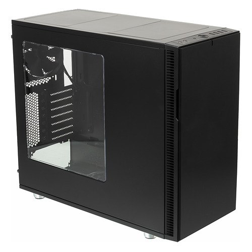 

Корпус ATX FRACTAL DESIGN Define R5 Blackout Edition Window, Midi-Tower, без БП, черный