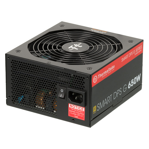 

Блок питания THERMALTAKE SMART DPS SPG-650DH3CCG, 650Вт, 140мм, черный, retail [ps-spg-0650dpcgeu-g]