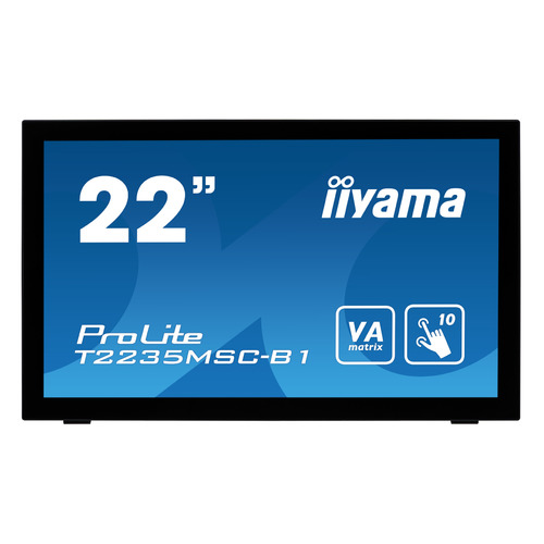 фото Монитор iiyama prolite t2235msc-b1 22", черный