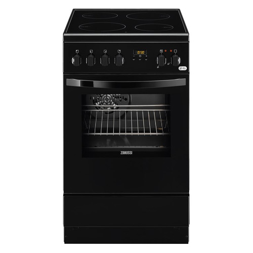 фото Электрическая плита zanussi zcv9553g1b, стеклокерамика, черный