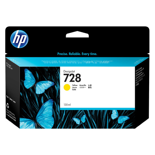 

Картридж HP 728, желтый / F9J65A, 728
