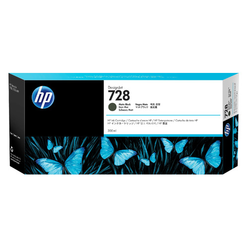 

Картридж HP 728, черный матовый / F9J68A, 728