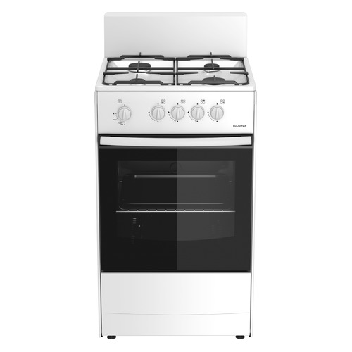 

Газовая плита Darina S4 GM 441 101 W, газовая духовка, без крышки, сталь, белый, S4 GM 441 101 W