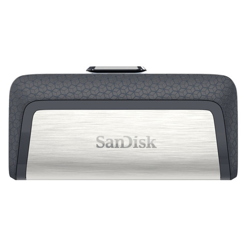 фото Флешка usb sandisk ultra dual 64гб, usb3.0, серый и узор [sdddc2-064g-g46]