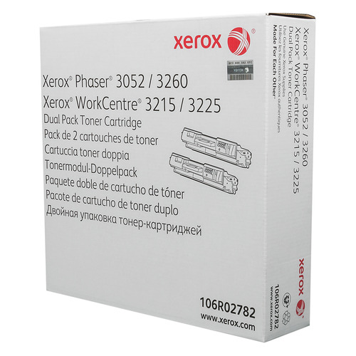 

Картридж (двойная упаковка) Xerox 106R02782, черный / 106R02782, 106R02782