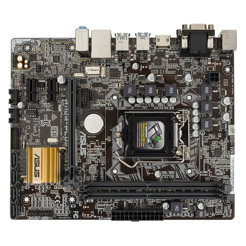 

Материнская плата ASUS H110M-PLUS, LGA 1151, Intel H110, mATX, Ret