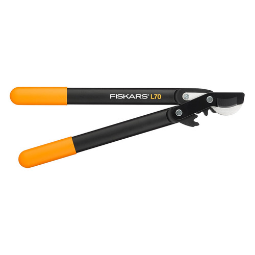 фото Сучкорез плоскостной fiskars powergear l70 малый черный/оранжевый (1002104)