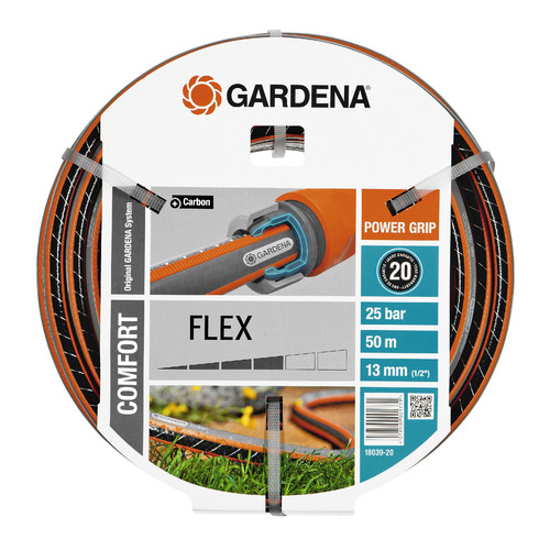 фото Шланг gardena flex 1/2" 50м поливочный армированный (18039-20.000.00)