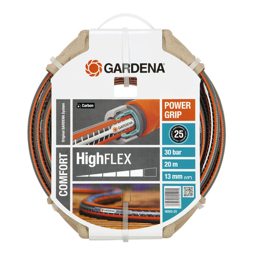 фото Шланг gardena highflex 10x10 1/2" 20м поливочный армированный (18063-20.000.00)