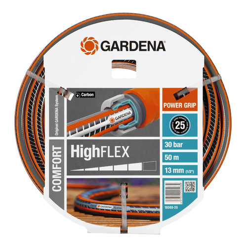 фото Шланг gardena highflex 10x10 1/2" 50м поливочный армированный (18069-20.000.00)