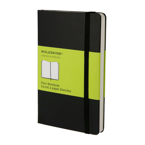 

Блокнот Moleskine CLASSIC Pocket 90x140мм 192стр. нелинованный твердая обложка черный 9 шт./кор.