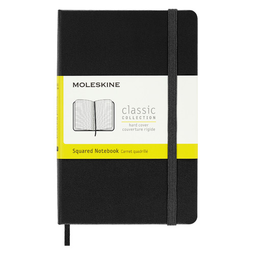 

Упаковка блокнотов MOLESKINE CLASSIC, 192стр, в клеточку, твердая обложка, черный [mm712]
