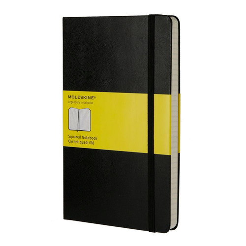 

Упаковка блокнотов MOLESKINE CLASSIC, 240стр, в клеточку, твердая обложка, черный [qp061] 6 шт./кор.