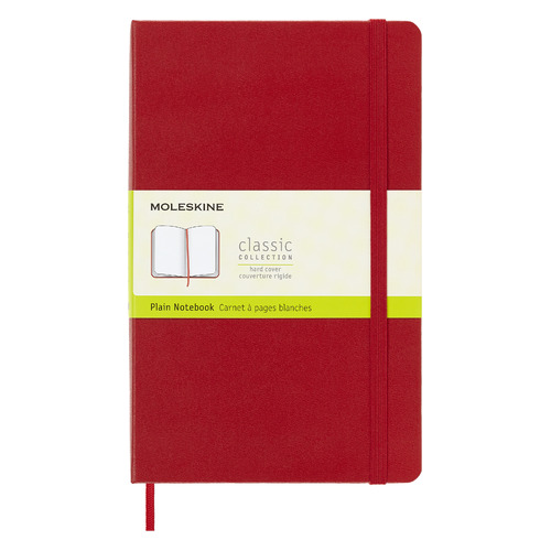 

Блокнот Moleskine CLASSIC Large 130х210мм 240стр. нелинованный твердая обложка красный 6 шт./кор.