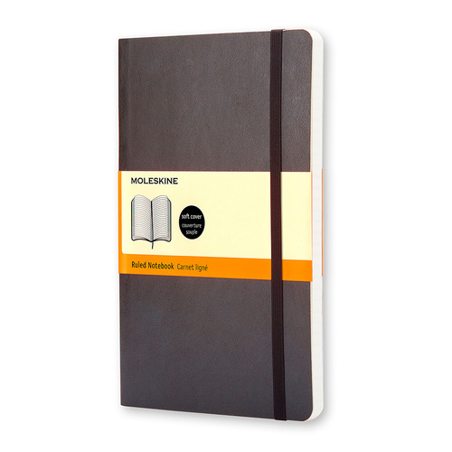 

Упаковка блокнотов MOLESKINE CLASSIC SOFT, 192стр, в линейку, мягкая обложка, черный [qp616]