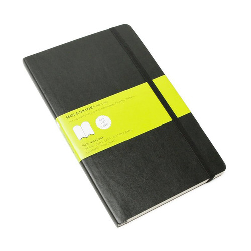 

Блокнот Moleskine CLASSIC SOFT Large 130х210мм 192стр. нелинованный мягкая обложка черный 8 шт./кор.