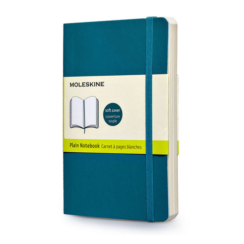 

Блокнот MOLESKINE CLASSIC SOFT, 192стр, без разлиновки, мягкая обложка, бирюзовый [qp613b6]