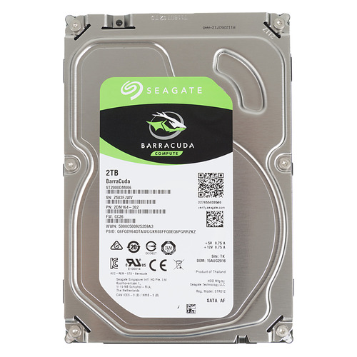 

Жесткий диск SEAGATE Barracuda ST2000DM006, 2Тб, HDD, SATA III, 3.5"