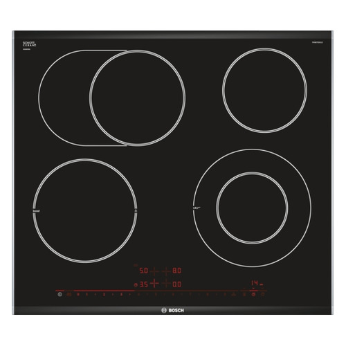 

Варочная панель BOSCH PKN675DK1D, Hi-Light, независимая, черный
