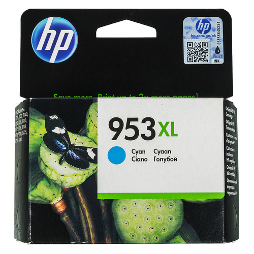

Картридж HP 953XL, голубой / F6U16AE, 953XL