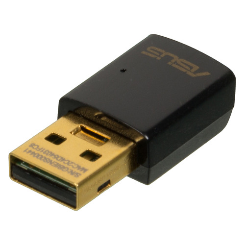 

Сетевой адаптер WiFi ASUS USB-AC51 USB 2.0, Черный, USB-AC51