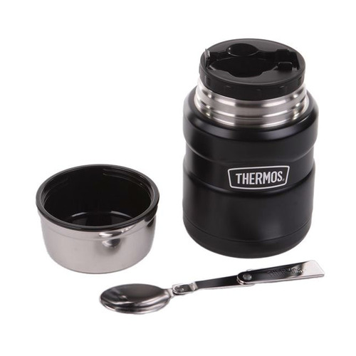 фото Термос thermos sk3000 bk king stainless, 0.47л, черный